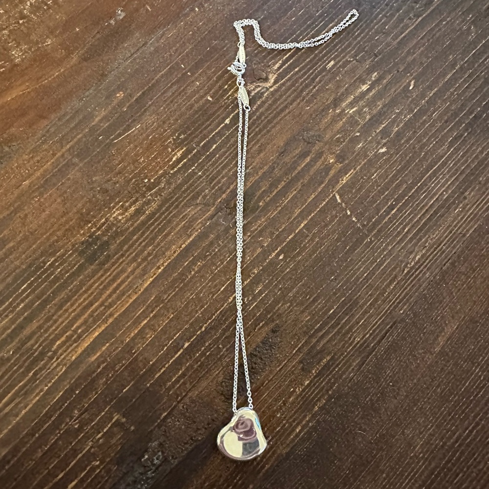 Tiffany & Co Elsa Peretti Full Heart Pendant Necklace